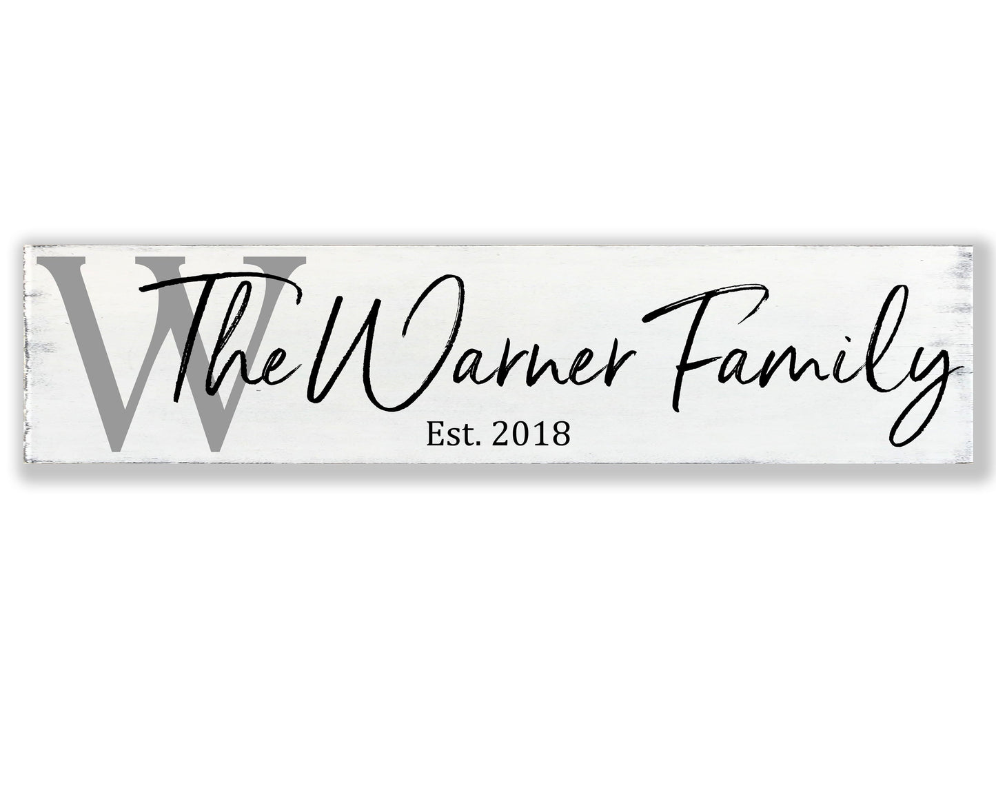 Personalized Family Name Sign