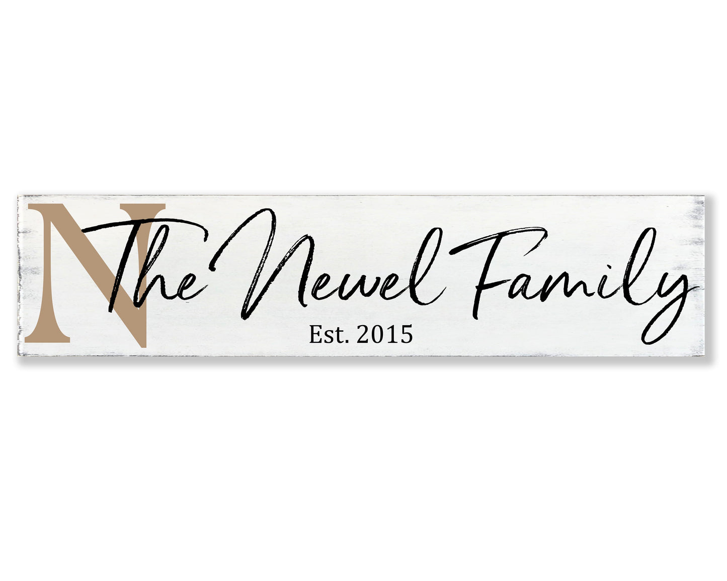 Personalized Family Name Sign