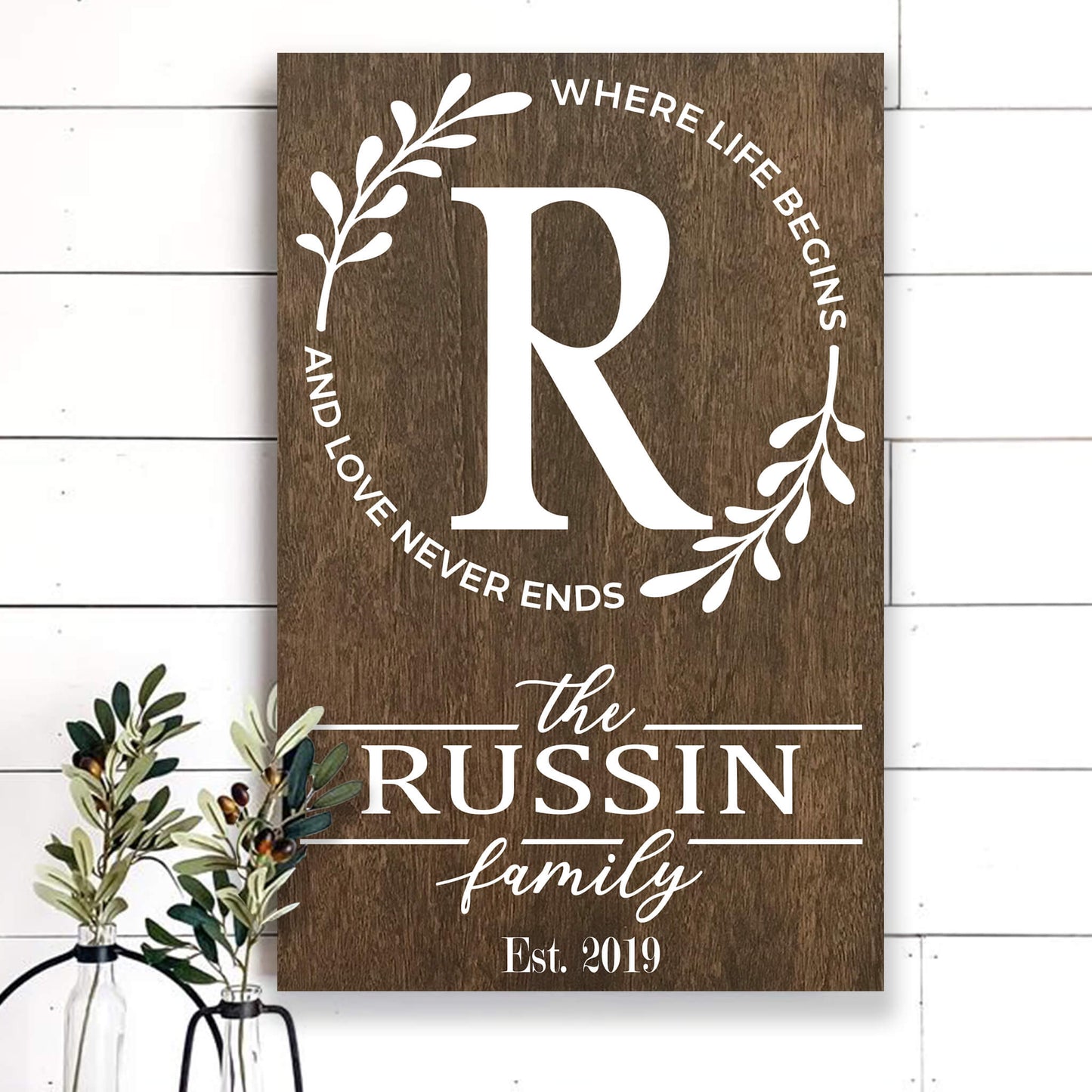 Personalized Name Sign Where Life Begins