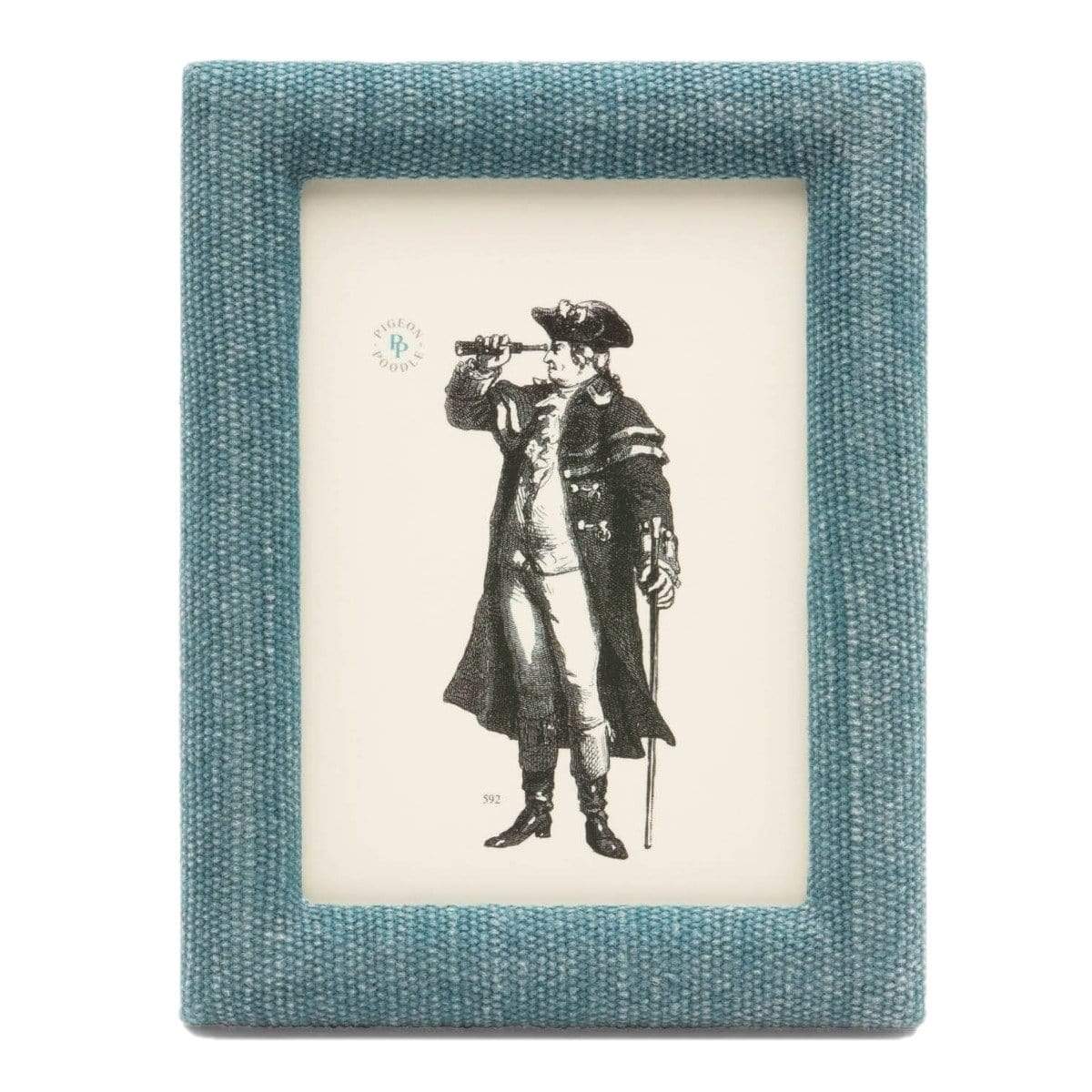 Pigeon & Poodle Kemi Picture Frame - Teal Pillow & Decor