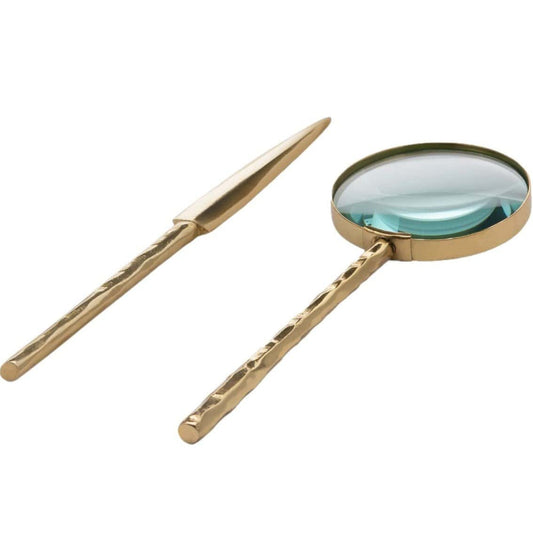 Pigeon & Poodle Lublin Magnifying Glass and Letter Opener Set
