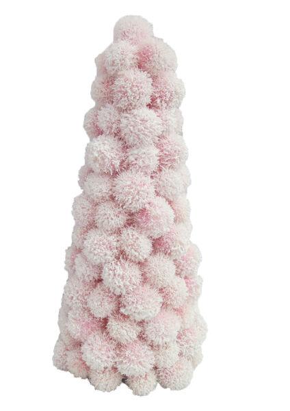 Pink Pom Pom Tree December Diamonds 14"