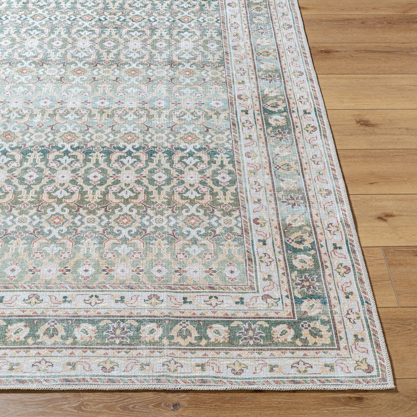 PNW Home Rainier PNWRN-23044 Rug- Green, Cream