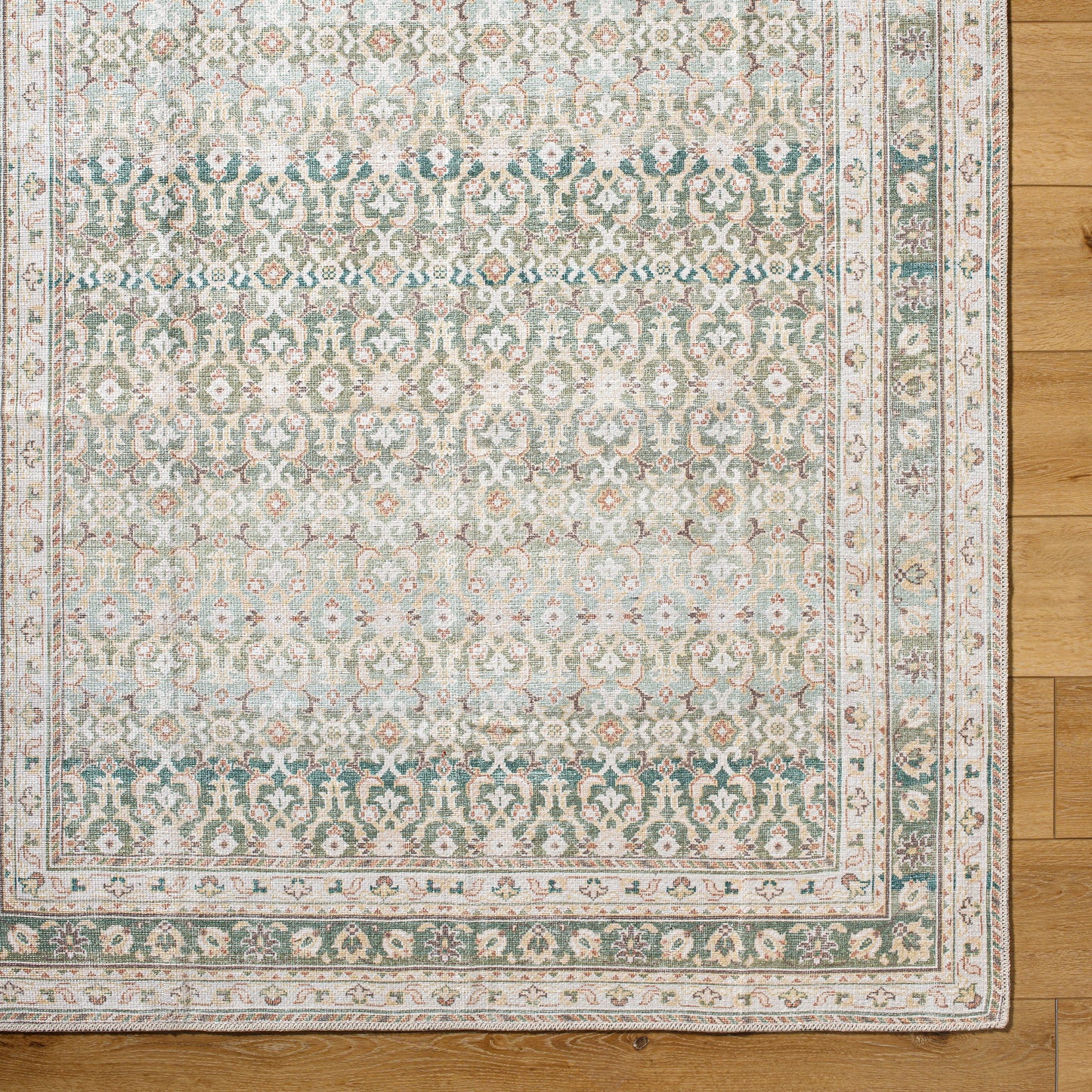 PNW Home Rainier PNWRN-23044 Rug- Green, Cream