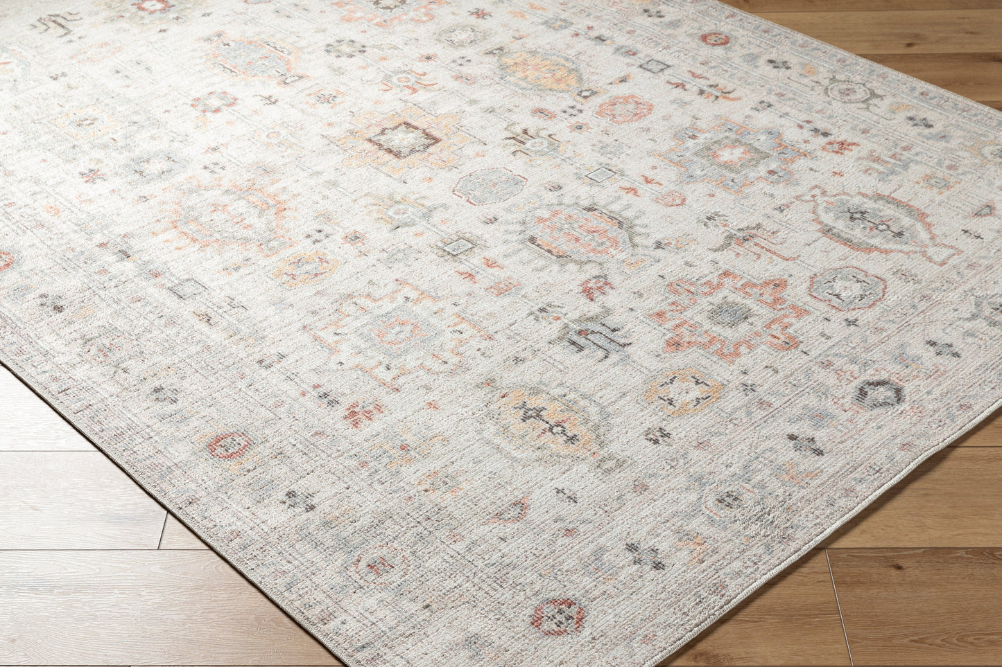 PNW Home Spokane PNWSP-2300 Rug- Ivory, Pink