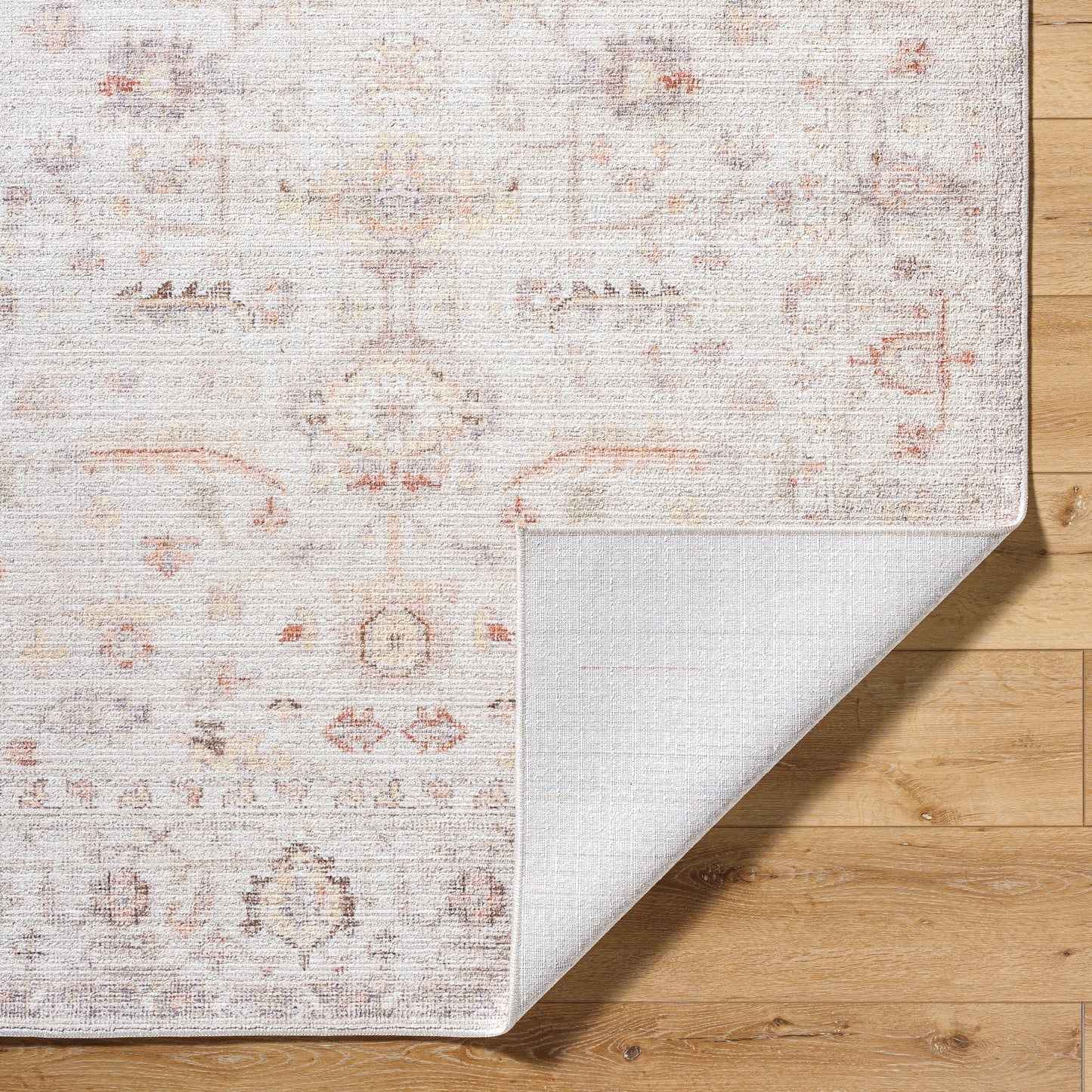 PNW Home Spokane PNWSP-2300 Rug- Ivory, Pink