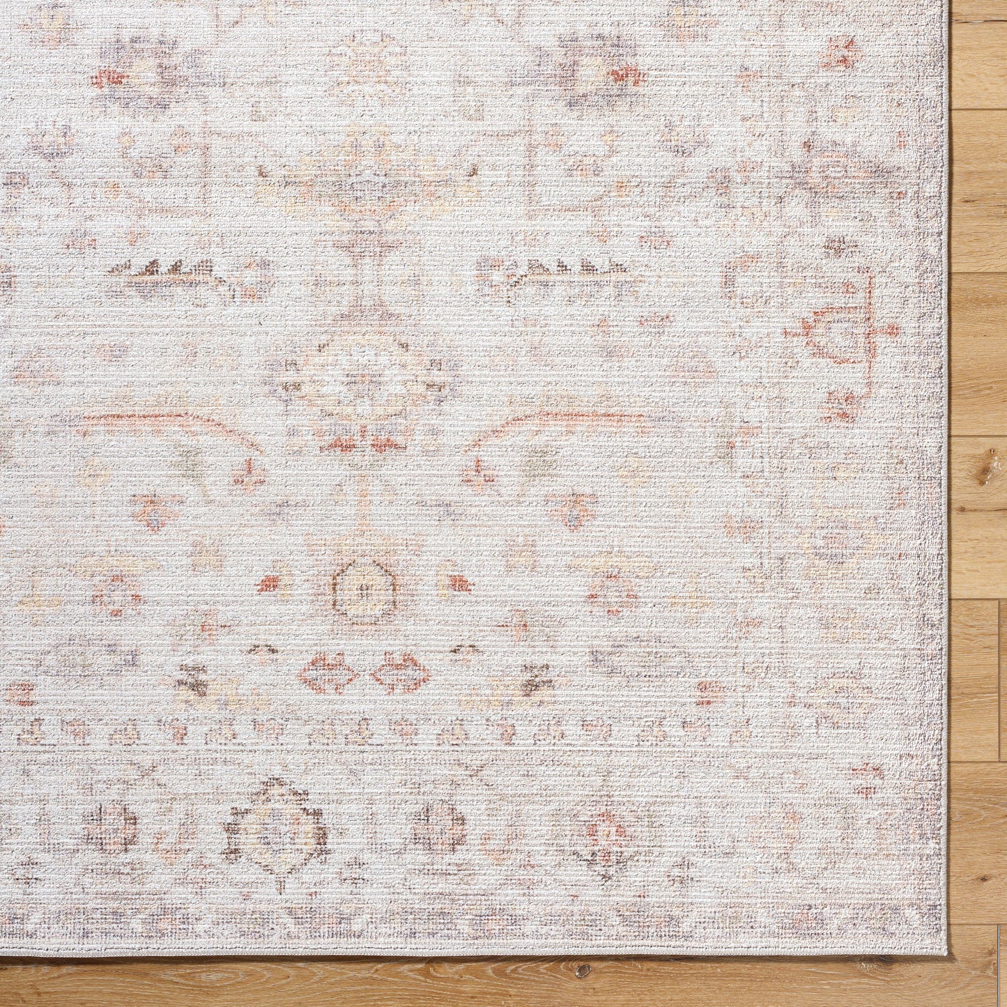 PNW Home Spokane PNWSP-2300 Rug- Ivory, Pink
