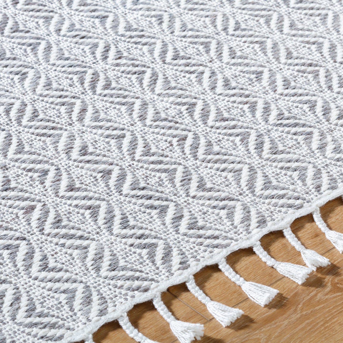 Peony PON-2300 Rug - Gray, White