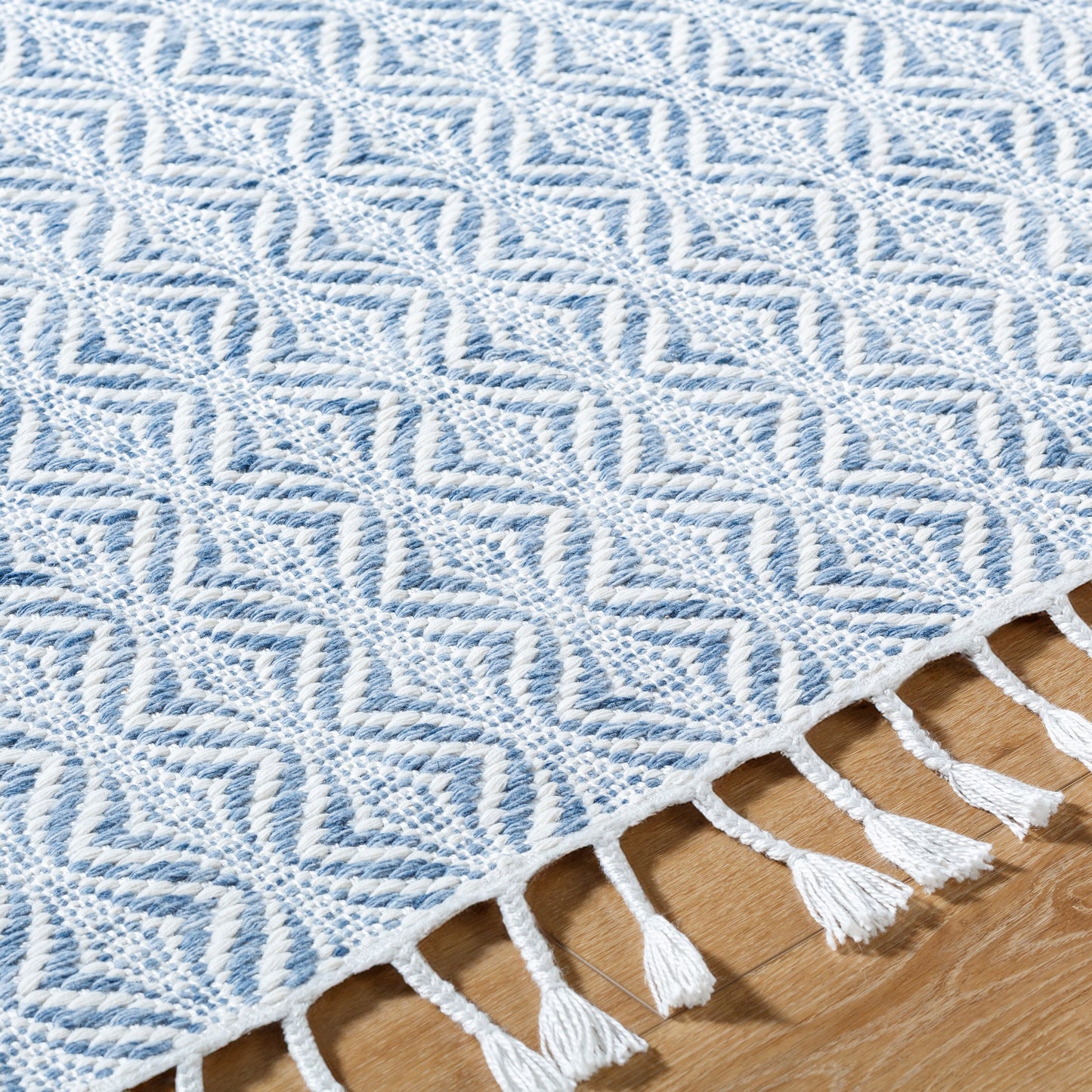 Peony PON-2304 Rug - Blue, White