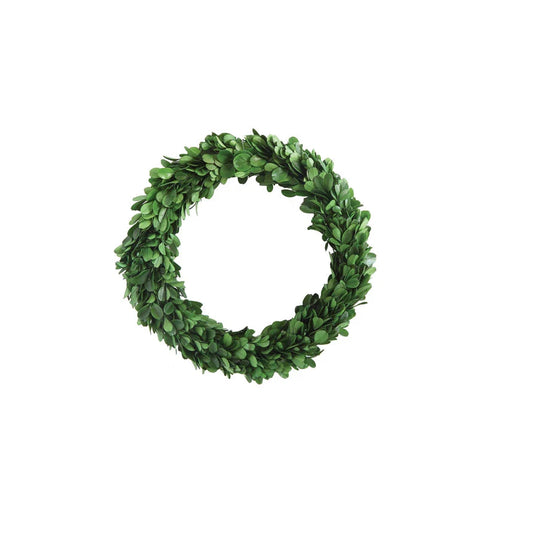 Preserved Boxwood Wreath - Medium