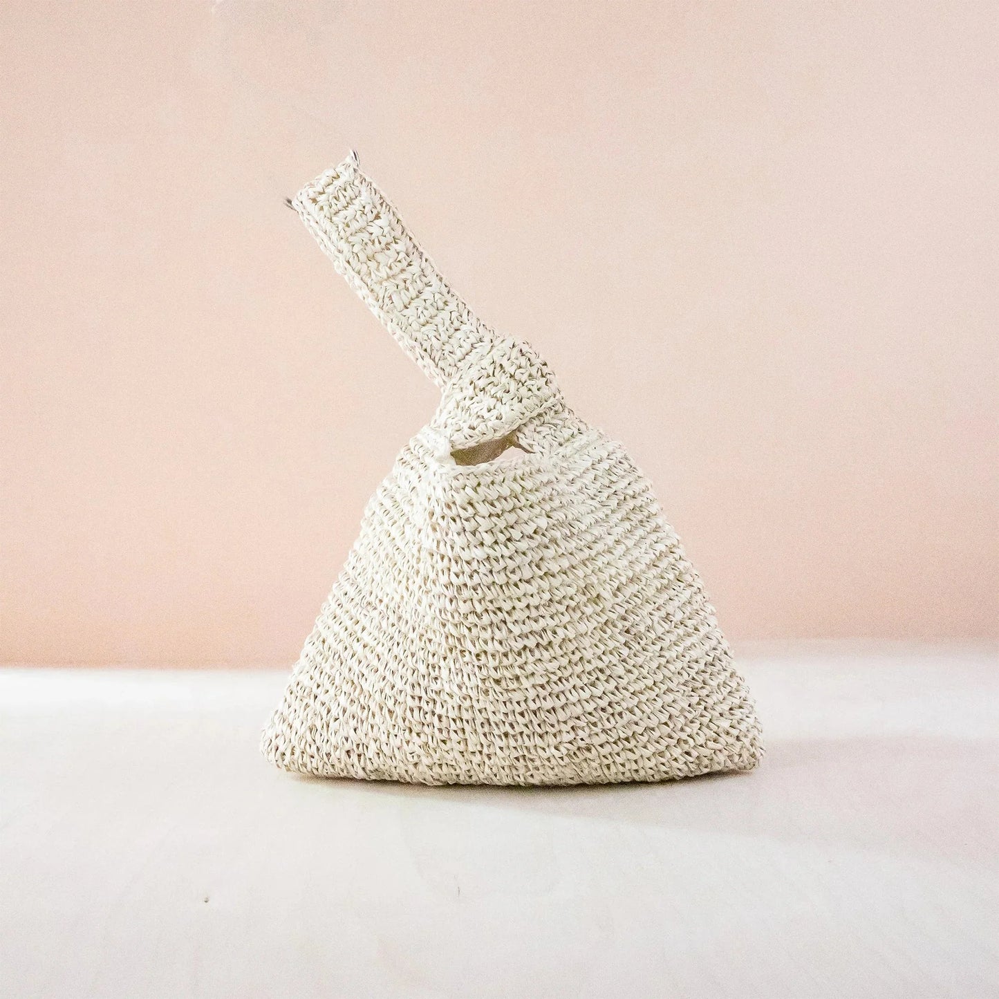 Raffia Knot Bag Handbags LIKHÂ Natural