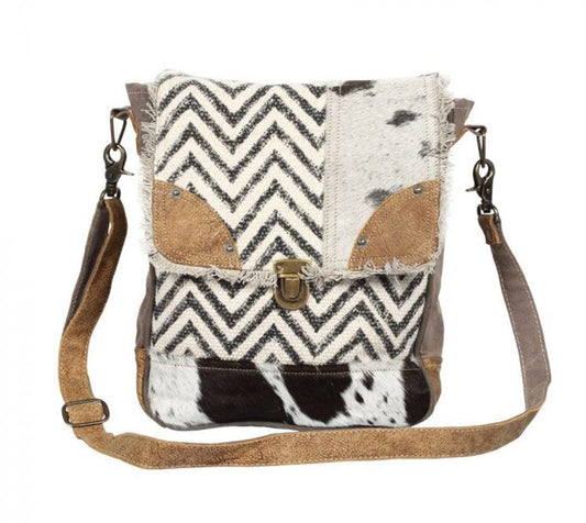 Myra Bag Rug & Patches Messenger Bag