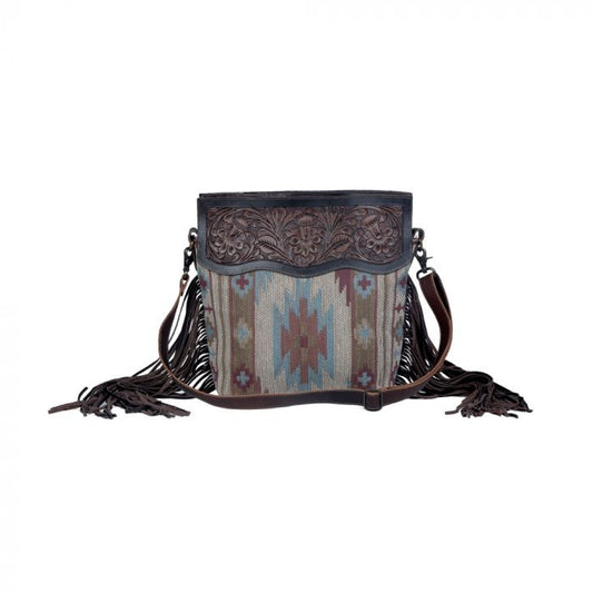 Myra Bag Mercury Hand-Tooled Bag