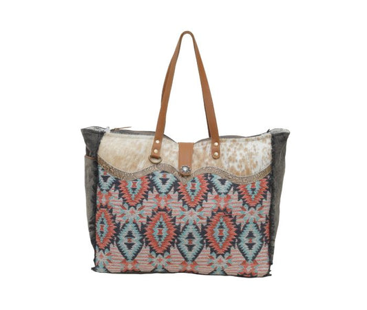 Myra Bag Rose Teal Weekender Bag