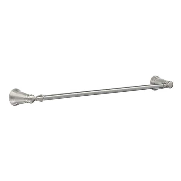 24" Towel Bar Bathroom Accessory, Spot Resist Brushed Nickel