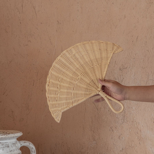 Rattan Woven Fan